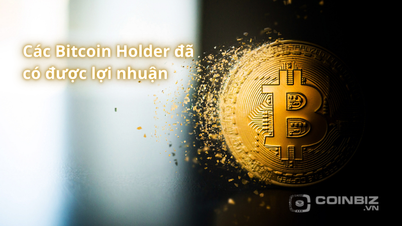 Bitcoin Holder đã có được lợi nhuận khi BTC đạt mốc 50K